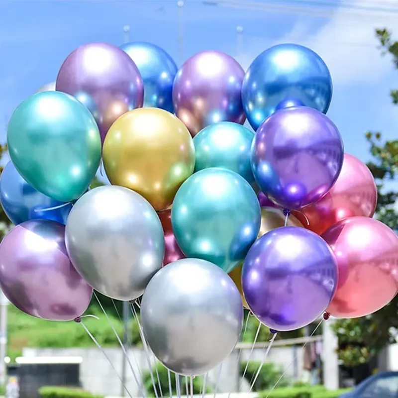 10 inç krom balonlar