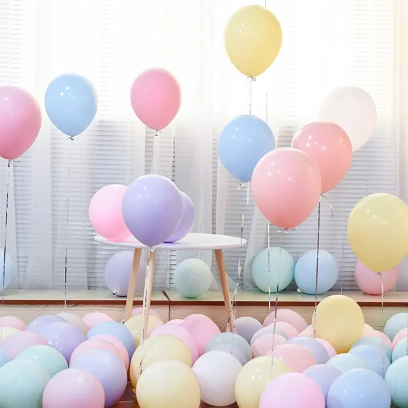 10 inç makarna balonları