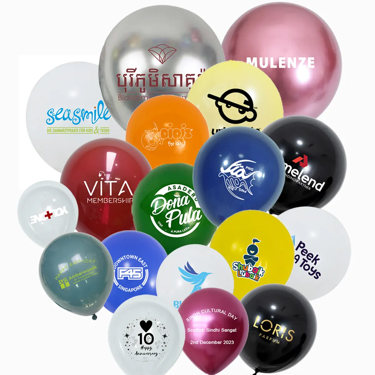 Özel baskılı lateks balon