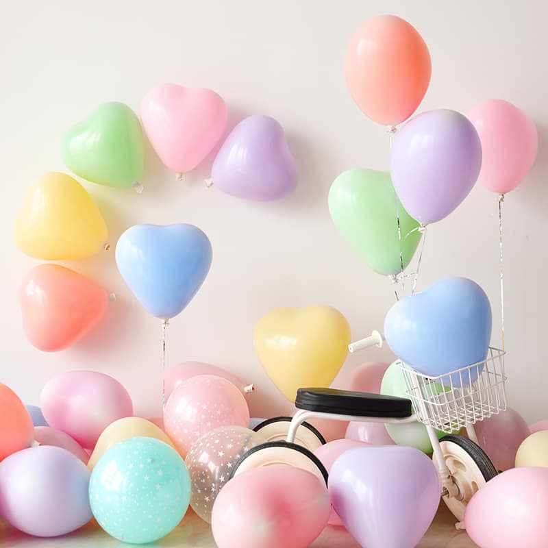 12 İnç Kalp Lateks Balonlar