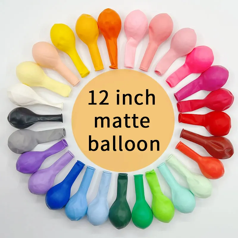 12 inç mat balon