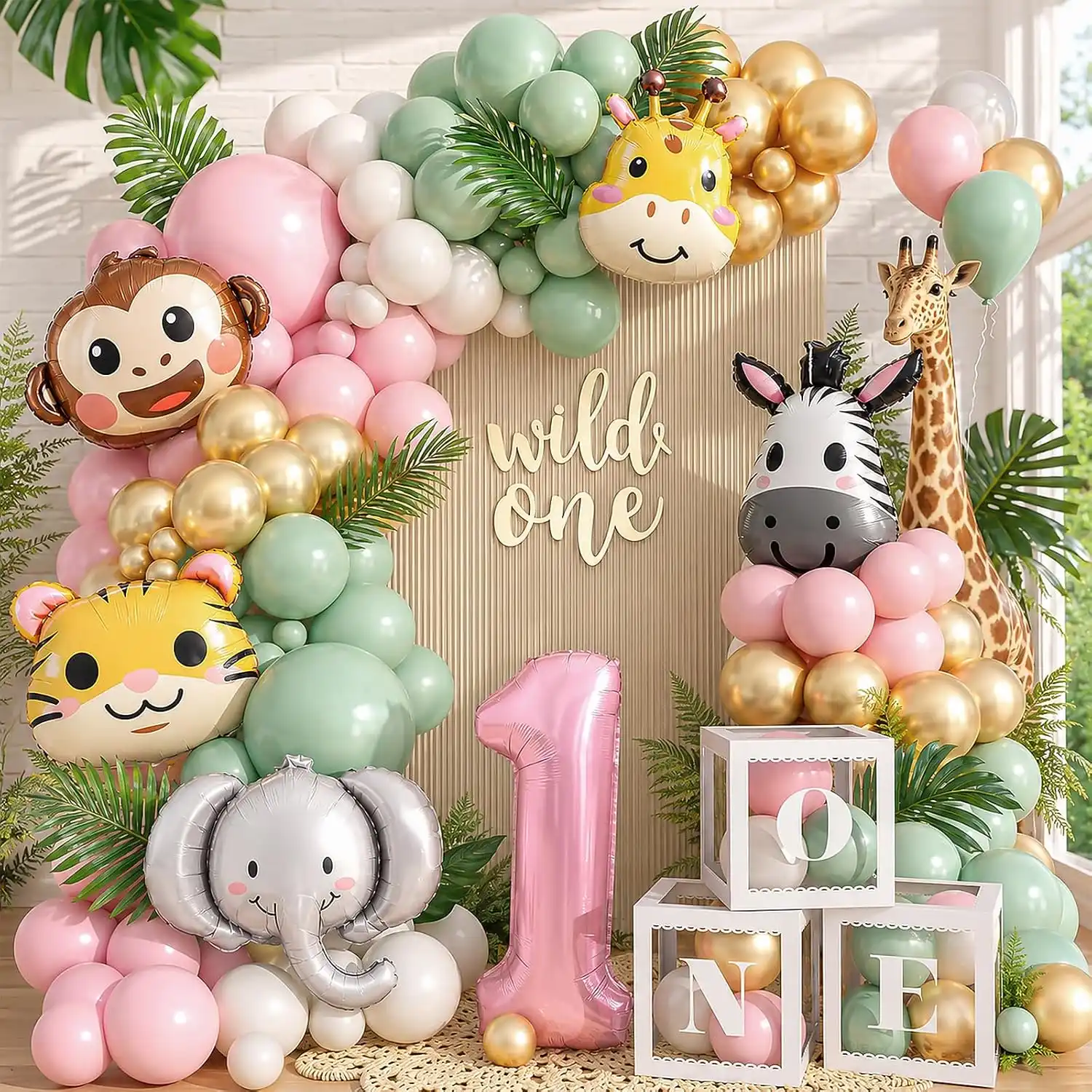 Pembe ve yeşil balon kemeri kitinin popüler stili hangisi?
