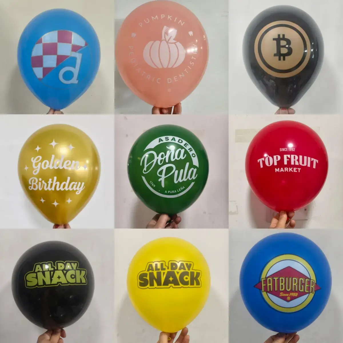 Özel baskılı balon örnekleri ücretsiz olabilir mi?