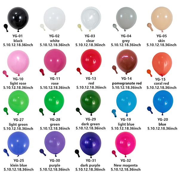 Perakende Mağazaları için Mat Lateks Balon Renk Paketleri Nasıl Planlanır?