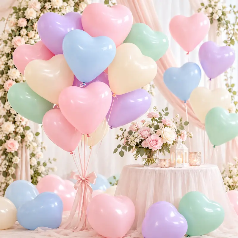 Toplu Siparişler için Kalp Lateks Balon Boyutları Nasıl Doğrulanır?