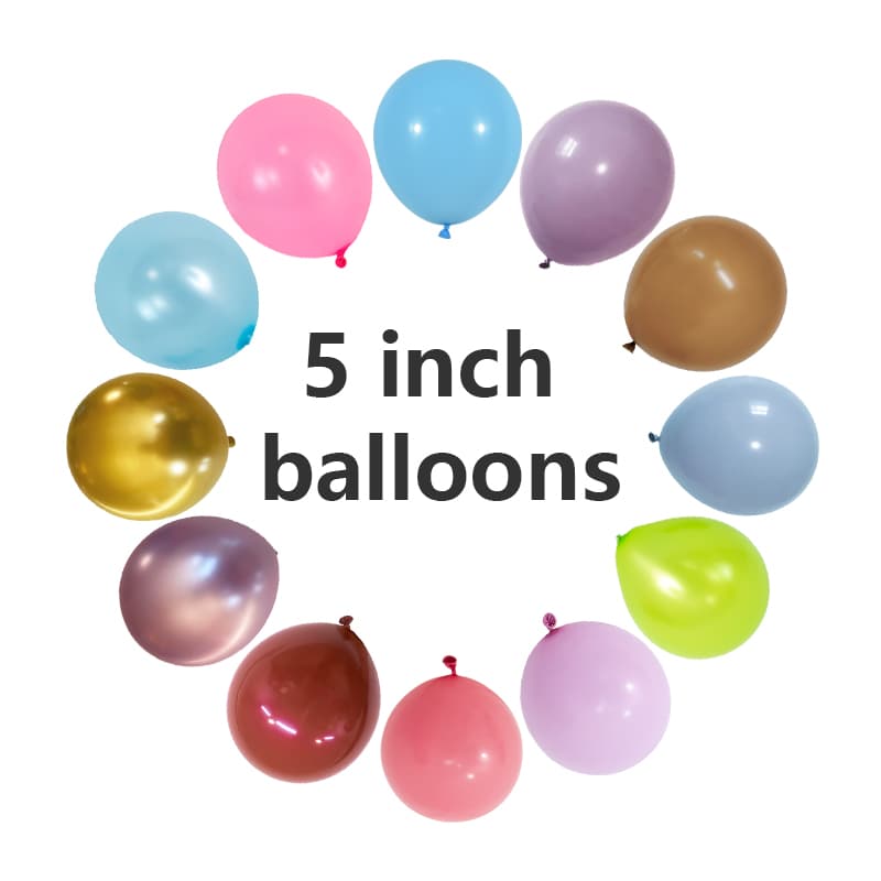 5 inç lateks balon