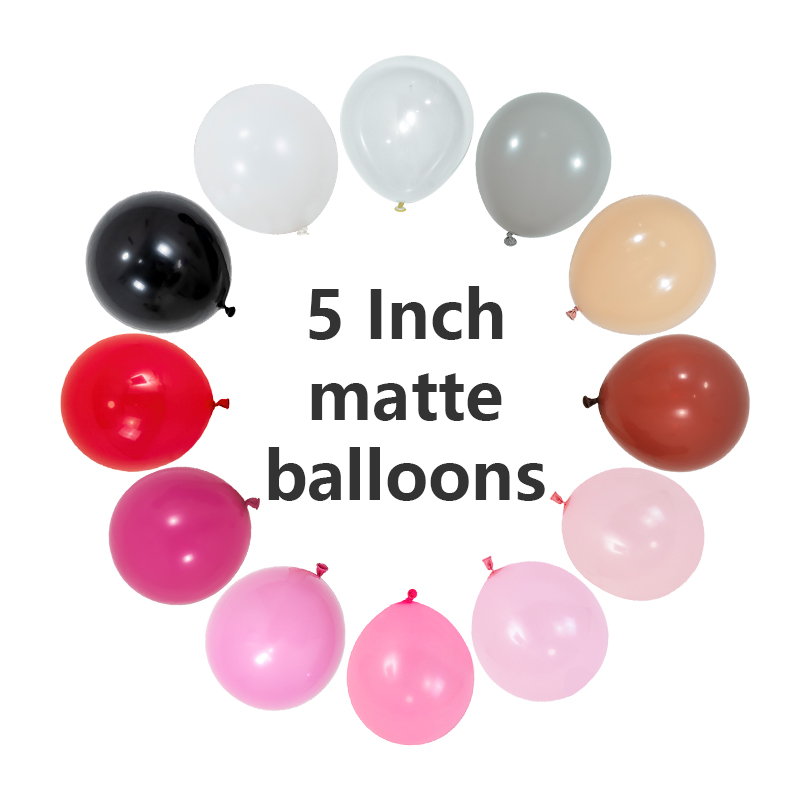 5 İnç Mat Lateks Balonlar