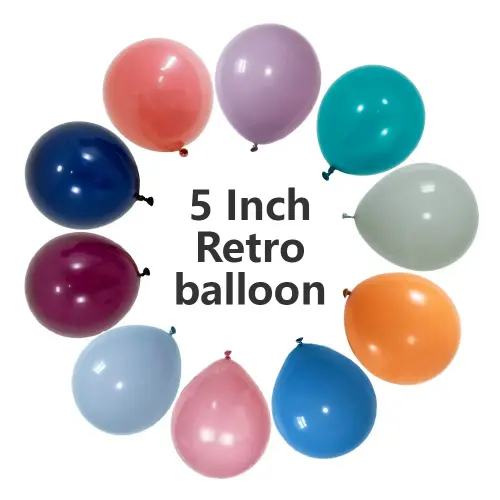 5 İnç Retro Lateks Balonlar