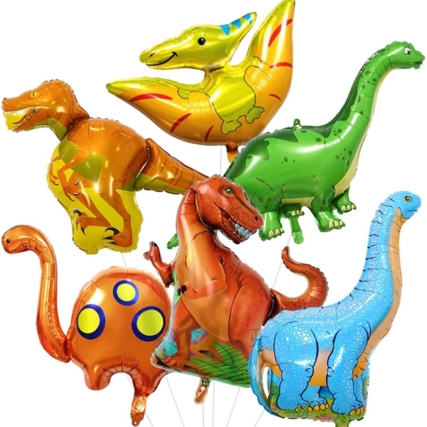 Karikatür dinozor folyo balon