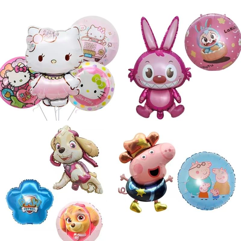 Karikatür Baskılı Folyo Balonlar