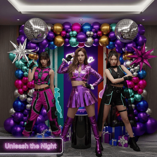 Disko balon kemer seti