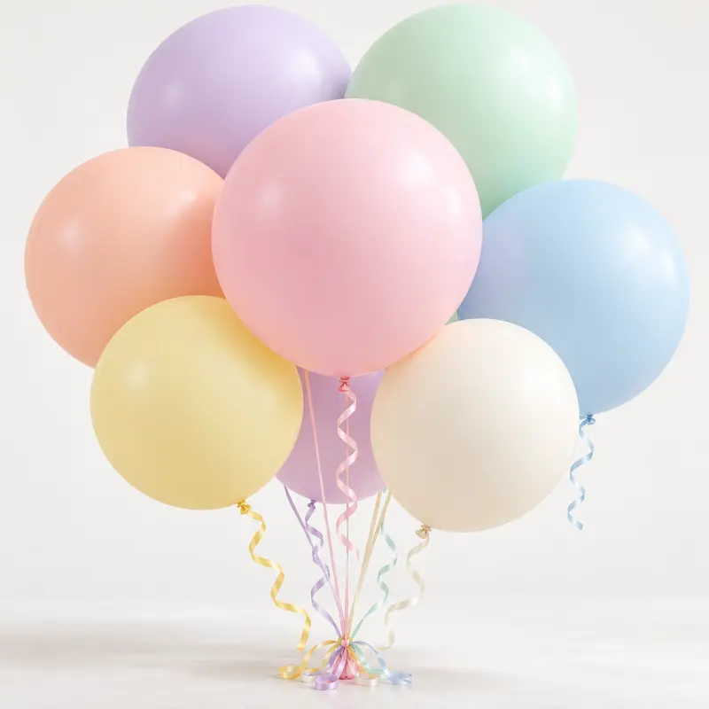 18 İnç Macaron Lateks Balonlar 18 İnç Macaron Lateks Balonlar