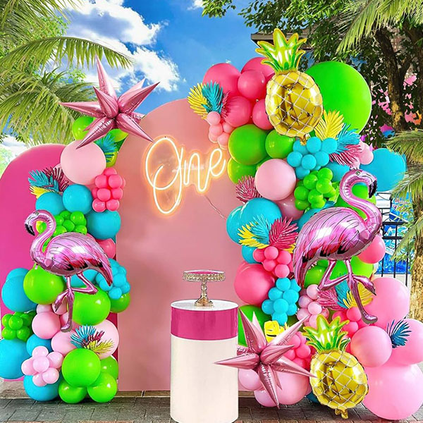 Hawaii Temalı Balon Garland seti