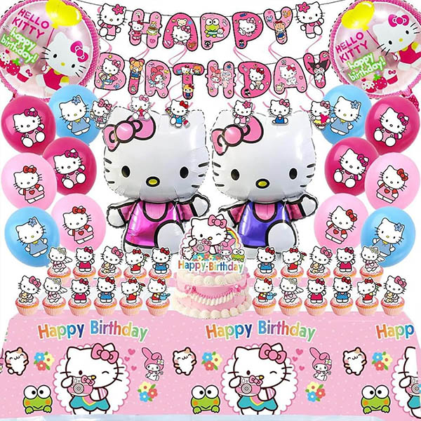 Hello Kitty temalı folyo balon