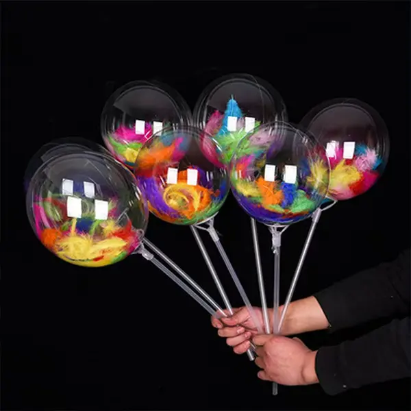 Tüy Dolgulu Led Bobo Balon