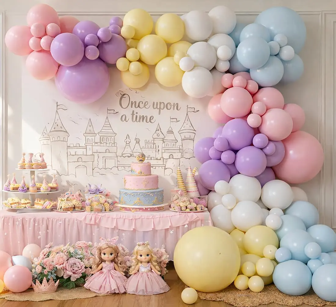 Macaron Pastel Balon Çelenk Kemer Kitleri