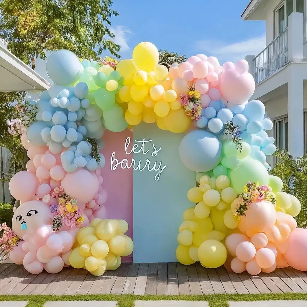 Mat Pastel Balon Çelenk Setleri