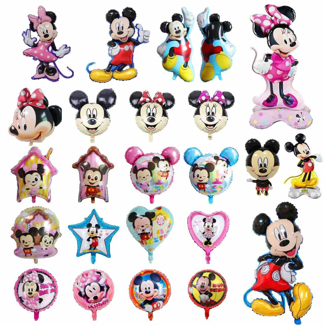 Mickey ve Minnie Folyo Balonlar