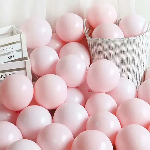 Pembe Acıbadem Kurabiyesi Balonları