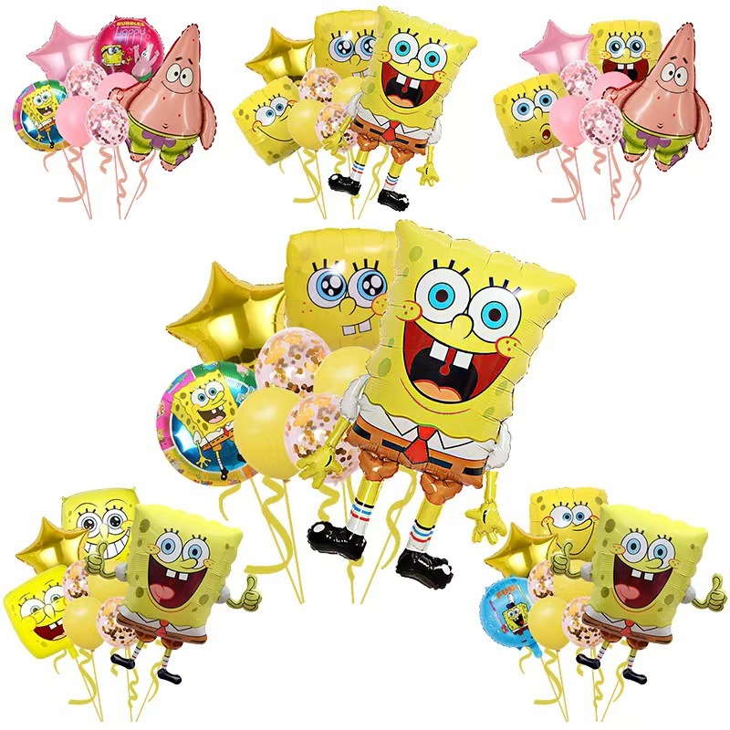 Sünger Bob Kare Pantolon Balonları