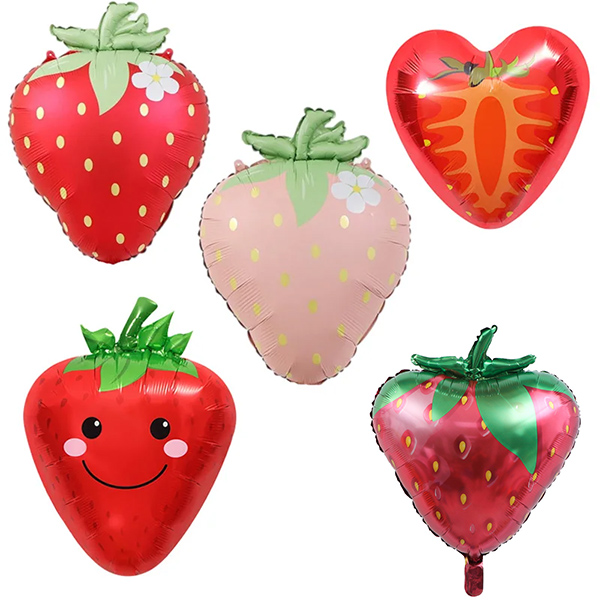 Çilek folyo balon